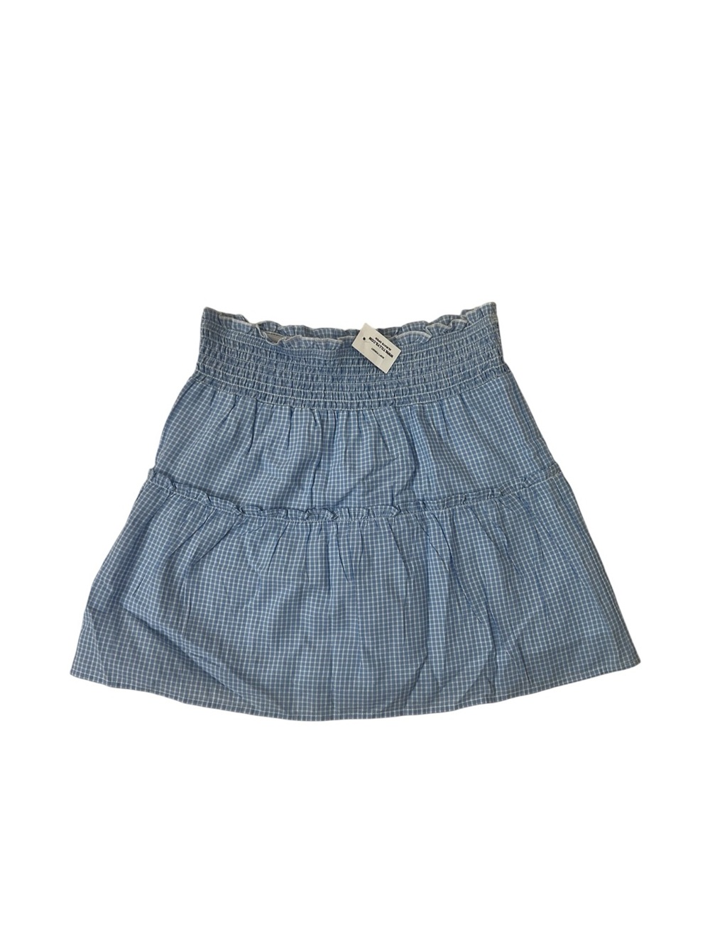 Tilly’s Sky & Sparrow Cottage Core Fairy Blue and White Gingham Mini Skirt